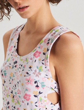 Top CROPP, floral
