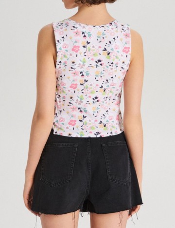 Top CROPP, floral