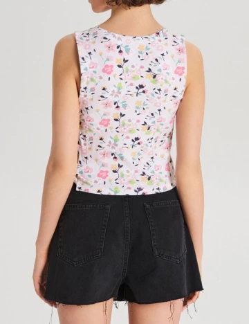 Top CROPP, floral