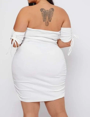 Rochie Scurta SHEIN CURVE, alb