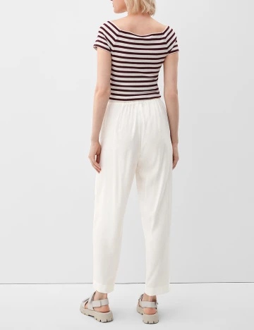 Pantaloni Q/S, ecru
