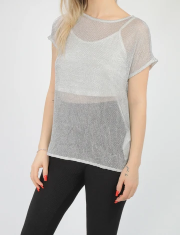 Tricou s.Oliver, argintiu