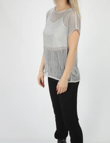 Tricou s.Oliver, argintiu