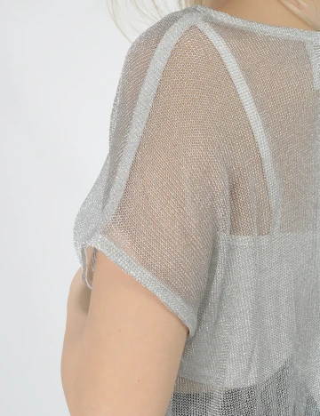 Tricou s.Oliver, argintiu
