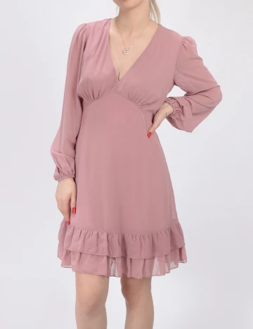 Rochie scurta Chiara Forthi, roz