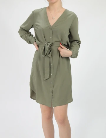 Rochie scurta BUBBLEROOM, verde