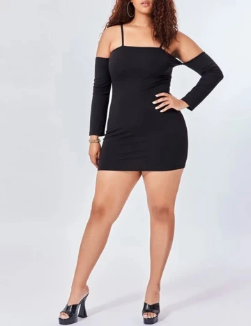 Rochie Scurta SHEIN CURVE, negru
