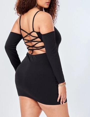 Rochie Scurta SHEIN CURVE, negru