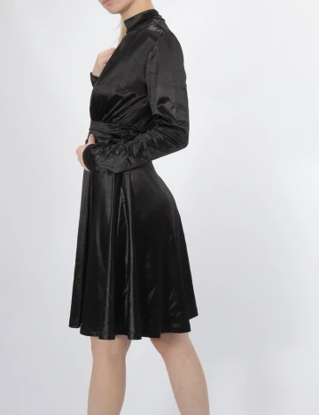 Rochie scurta BUBBLEROOM, negru