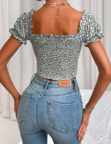 Top SHEIN, verde