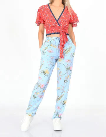 Pantaloni Vero Moda, albastru