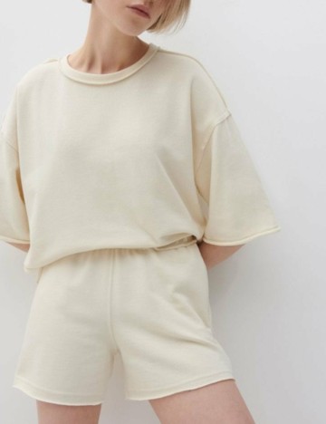 Pantaloni scurti Reserved, crem, XL
