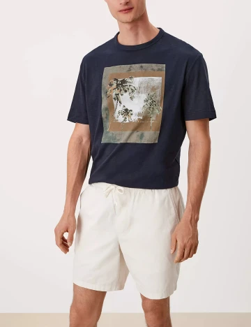 Pantaloni scurti s.Oliver, crem