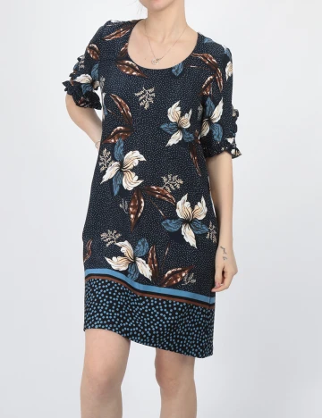 Rochie scurta Chiara Forthi, bleumarin