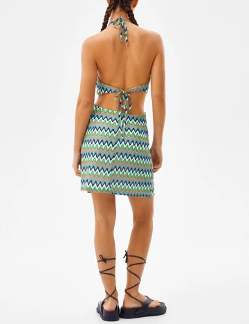 Rochie scurta Bershka, mix culori