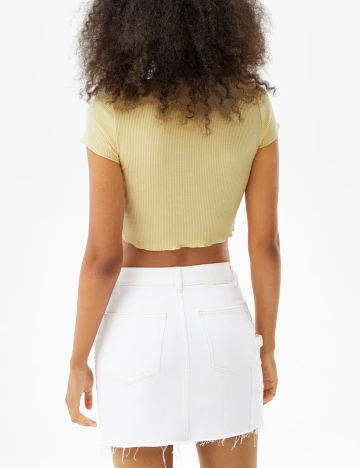 Top Bershka, galben