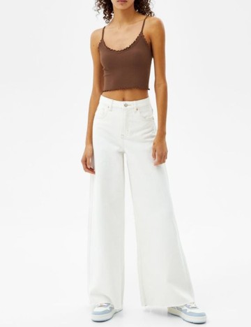Top Bershka, maro, XS-S