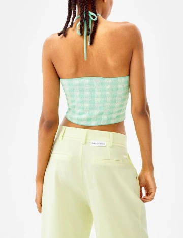 Top Bershka, verde