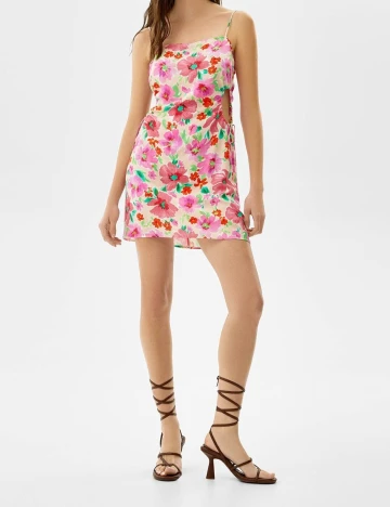 Rochie scurta Bershka, floral