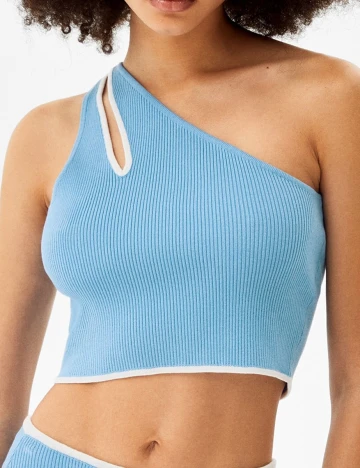 Top Bershka, albastru