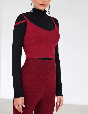 Top SHEIN, rosu