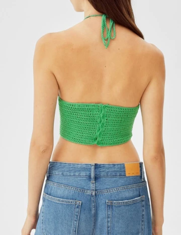 Top Bershka, verde