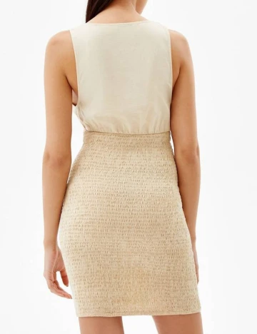 Rochie scurta Bershka, bej