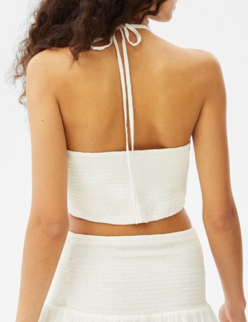 Top Bershka, alb