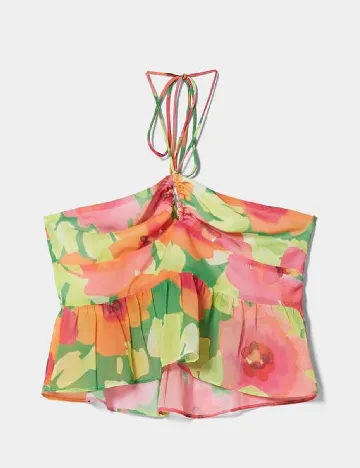 Top Bershka, mix culori