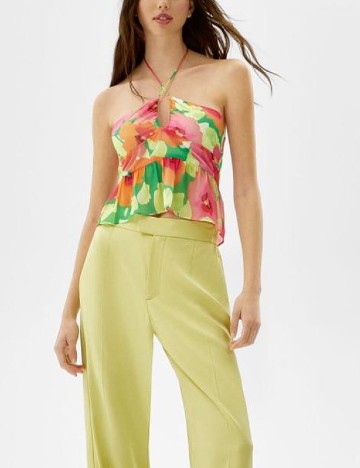 Top Bershka, mix culori