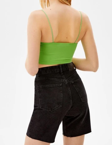 Top Bershka, verde