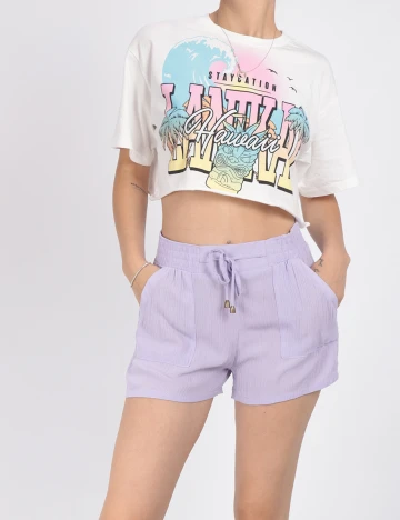 Pantaloni scurti Hailys, mov