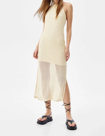 Rochie medie Bershka, bej