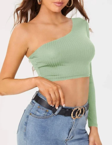 Top SHEIN, verde