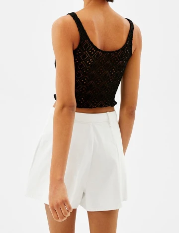 Top Bershka, negru