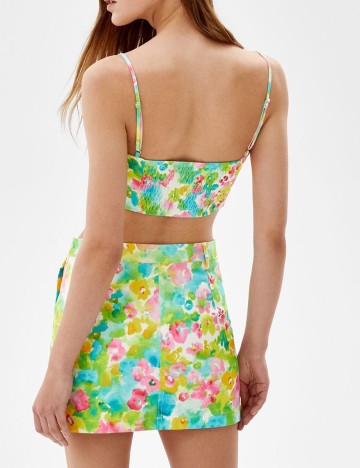 Top Bershka, mix culori