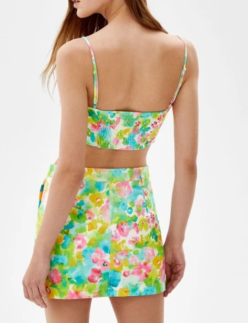 Top Bershka, mix culori