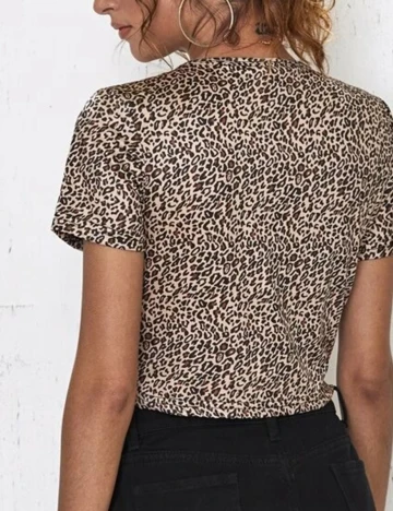 Top SHEIN, animal print