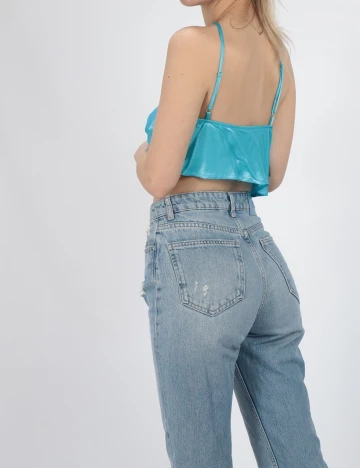 Top Bershka, albastru