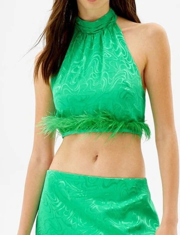 Top Bershka, verde