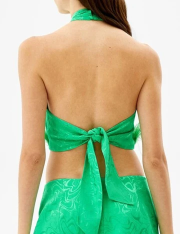 Top Bershka, verde