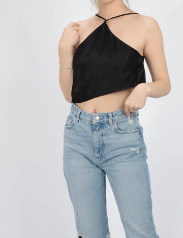 Top Bershka, negru