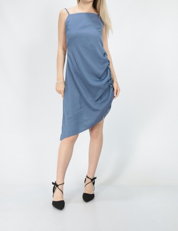Rochie Scurta SHEIN, albastru, L
