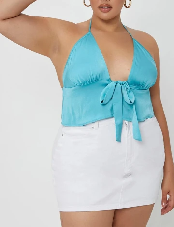 Top SHEIN CURVE, turcoaz