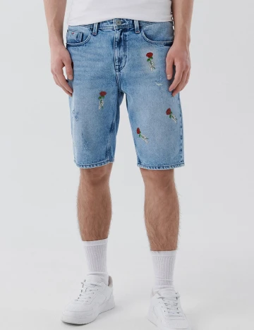 Pantaloni scurti CROPP, albastru