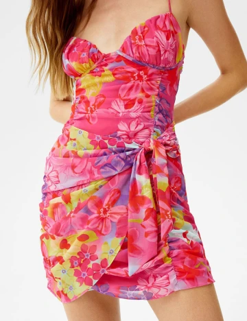 Rochie scurta Bershka, mix culori Mix culori