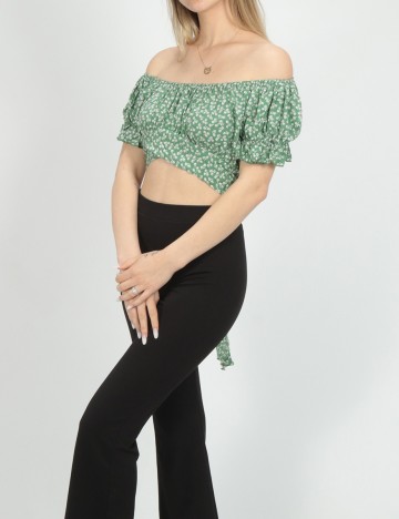 Top SHEIN, verde