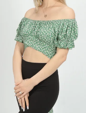 Top SHEIN, verde