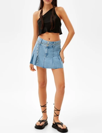 Top Bershka, negru