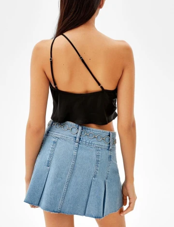 Top Bershka, negru